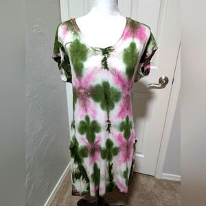 Lucky Tie Dye Swim Suit Cover-up